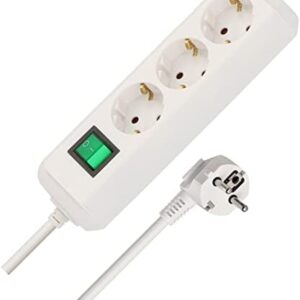 Zgjatues 3 shuko 16A (celes, kordon 5m) bardhe Eco