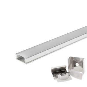 Profil alumini 1m shirit LED 8/10/12×2.5mm incaso