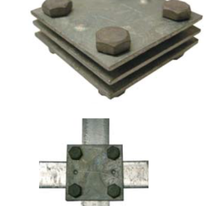 Morsete kryqe shirit-shirit 3 piastra 30x3.5 Zn