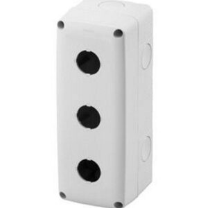 Kuti 3 pulsant gri 171x82x65