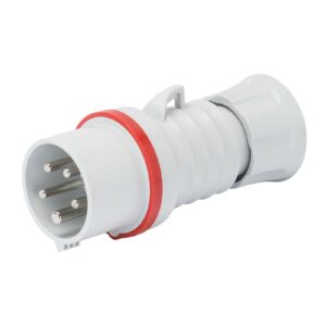 Spine IP44 32A 3P+T+N (kuqe)