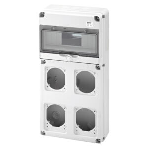 Kuader 10M V 2priza 16+2priza 16/32A IP44/67