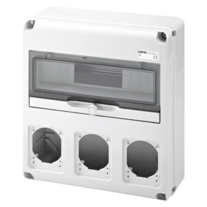 Kuader 14M H 3priza 16/32A IP44/67