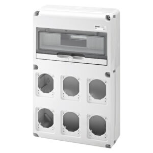 Kuader 14M V 6priza 16/32A IP44/67