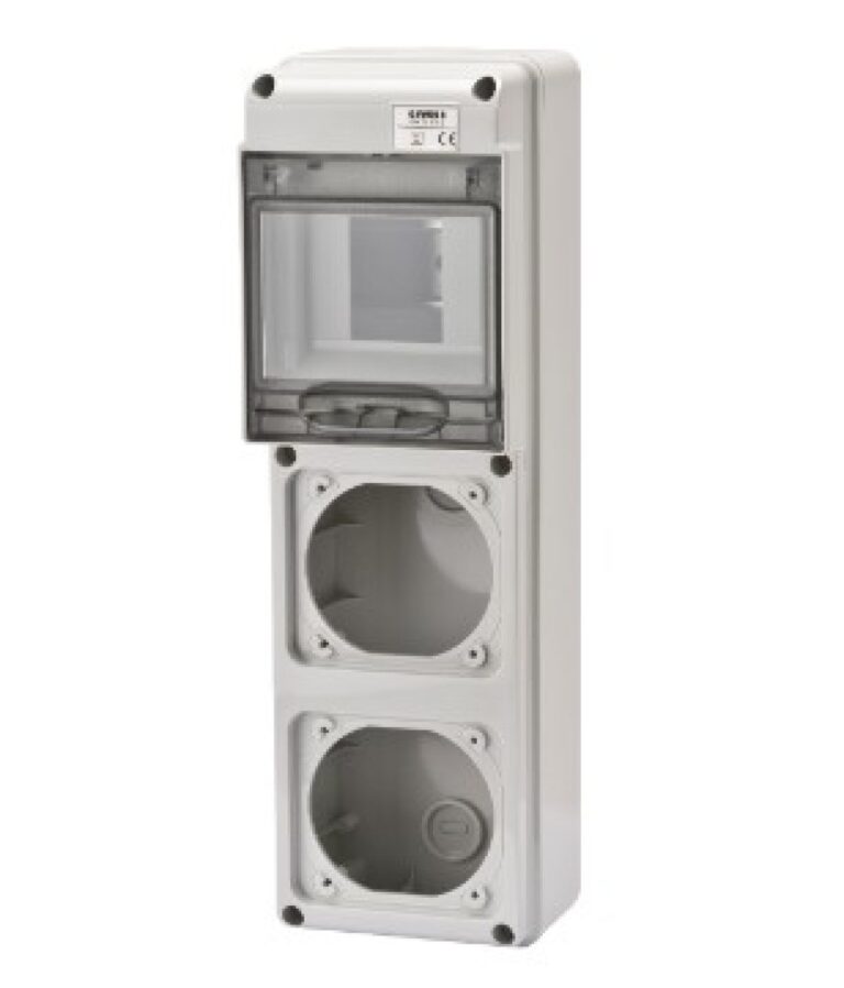 Kuader 5M V 2priza 16A IP44/67
