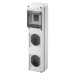 Kuader 5M V 2 priza 16/32A IP44/67