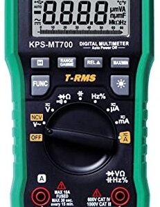 Multimeter dixhital 1000V/10A AC/DC TRMS (fisha+NC