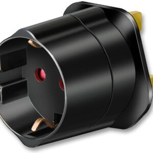 Adaptor prize shuko/spine GB 13A/250V