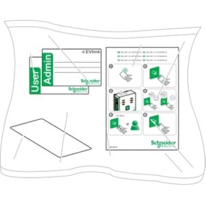Kit me badge RFID per Evlink