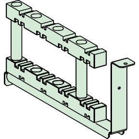 Suport horizontal zbarre 3200A L600mm SF