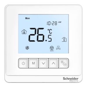 Termostat LCD 5 butona 4P ECM 0-10V, 240V Modbus