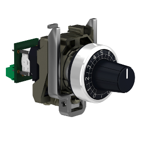 Potensiometer 1000 Ohm komplet (Baze+koke) d=22