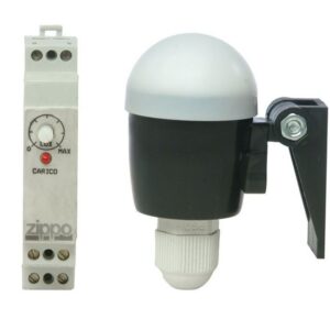 Rele sensor drite 1000W/230V (10-100lux) NO IP20/I